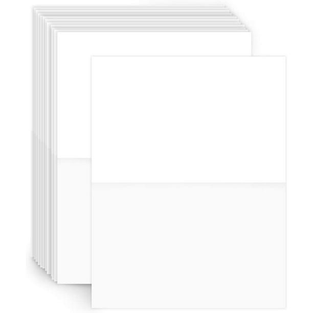 A4 Single Fold Card Blanks & Envelopes Black,White/Cream White & Pale Blue NEW